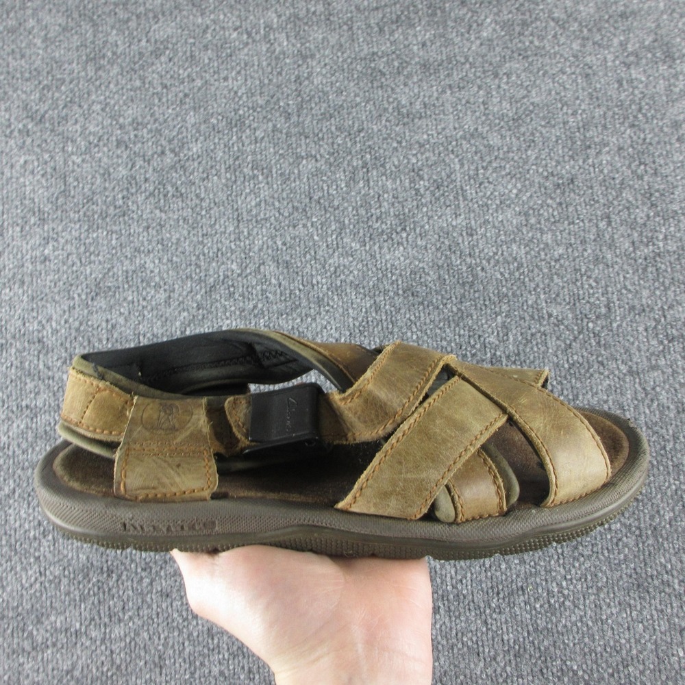 Clarks Air Trek Sandals Mens Size 10 Brown Synthetic Adjustable‎ Strap Comfort